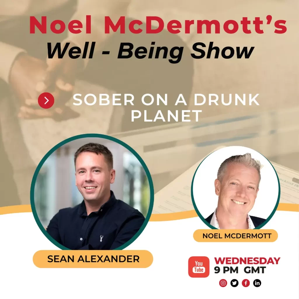 Noel Mcdermott The Well-Being Show Episode 152 Sean Alexander, Sober on a Drunk Planet