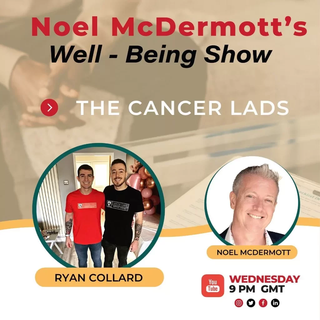 The Well-Being Show Episode 159 - Ryan Collard - Cancer Lads