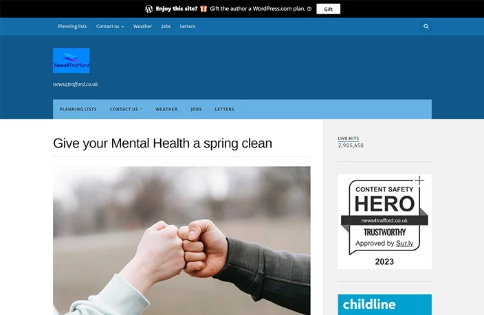news4trafford Give your Mental Health a spring clean
